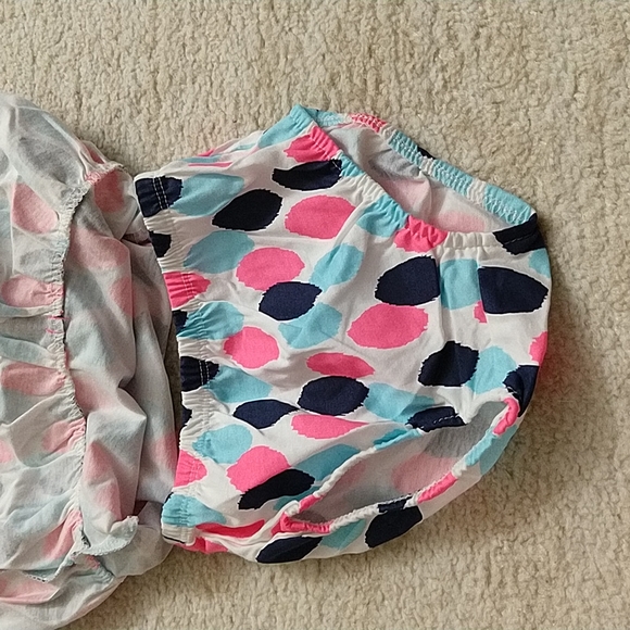 3/$33 Carter's Baby Girl Dress Romper 3piece Set - Picture 10 of 14